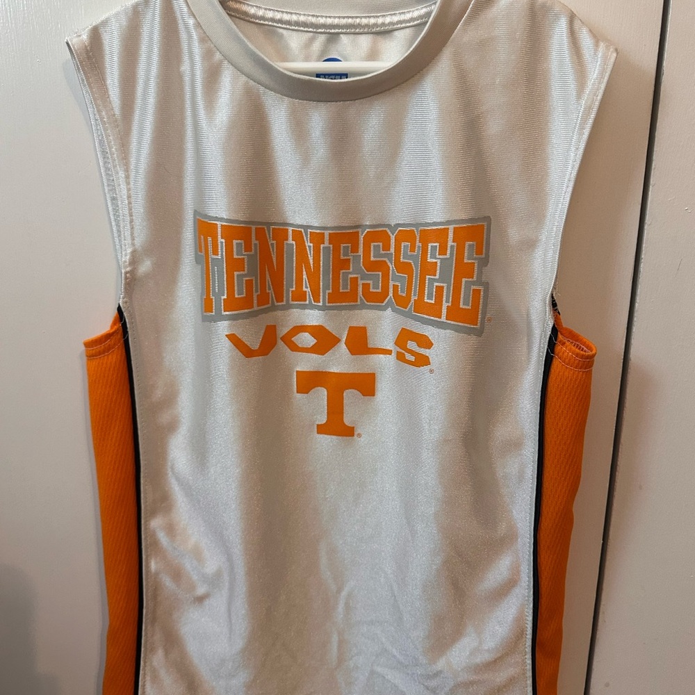 Tennessee Vols Kids Sleeveless Jersey  - Orange and White